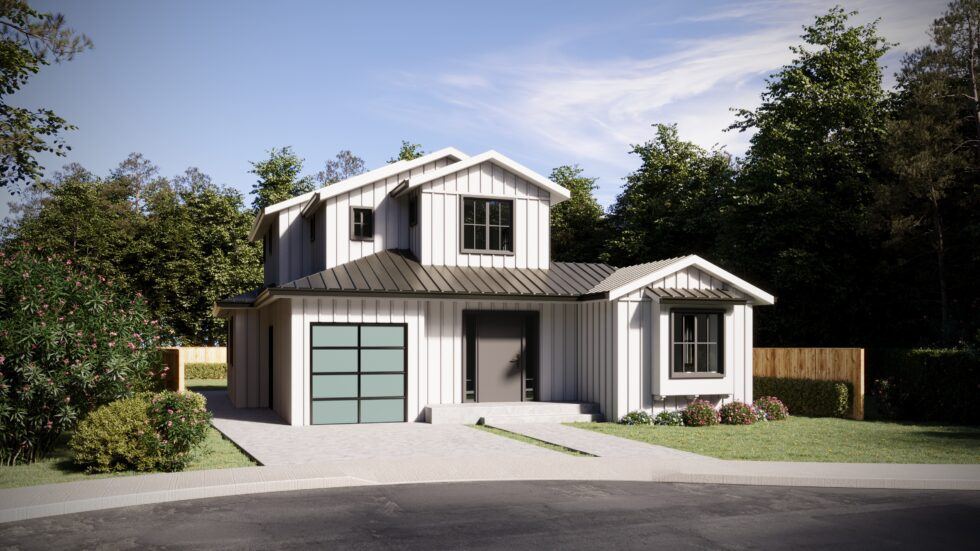 Mountain View Modern Farmhouse rendering — in the works
